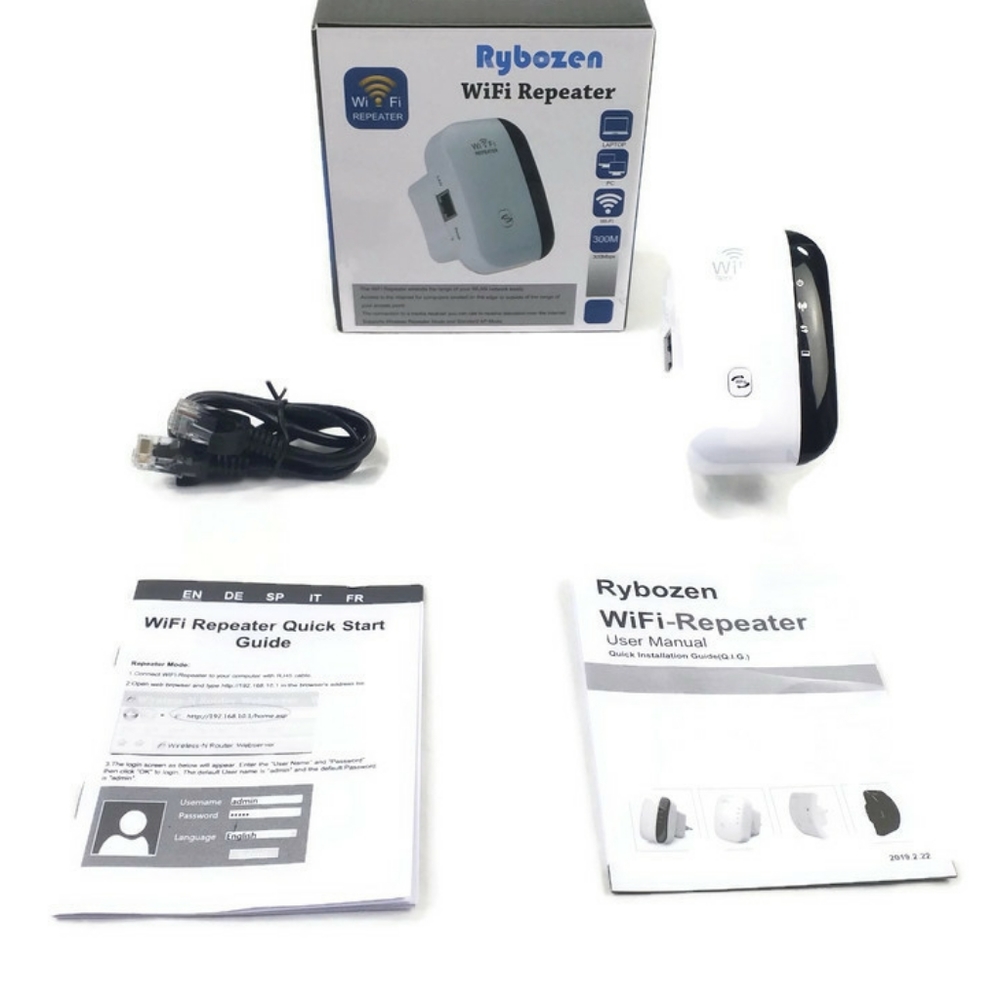 Range Extender Repeater, 300Mbps Wireless Router Signal Booster Amplifier